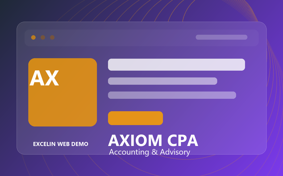 AXIOM CPA website demo preview