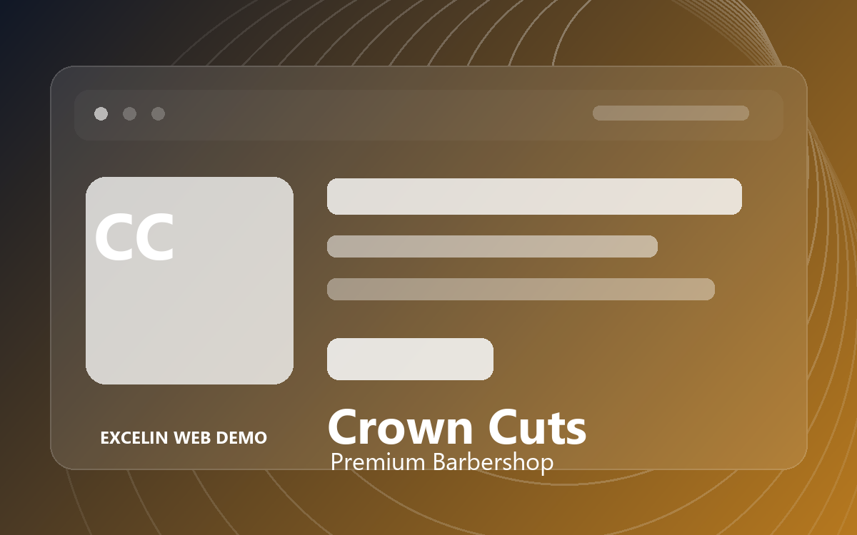 Crown Cuts website demo preview