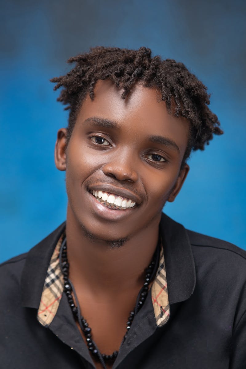 Portrait of smiling customer
