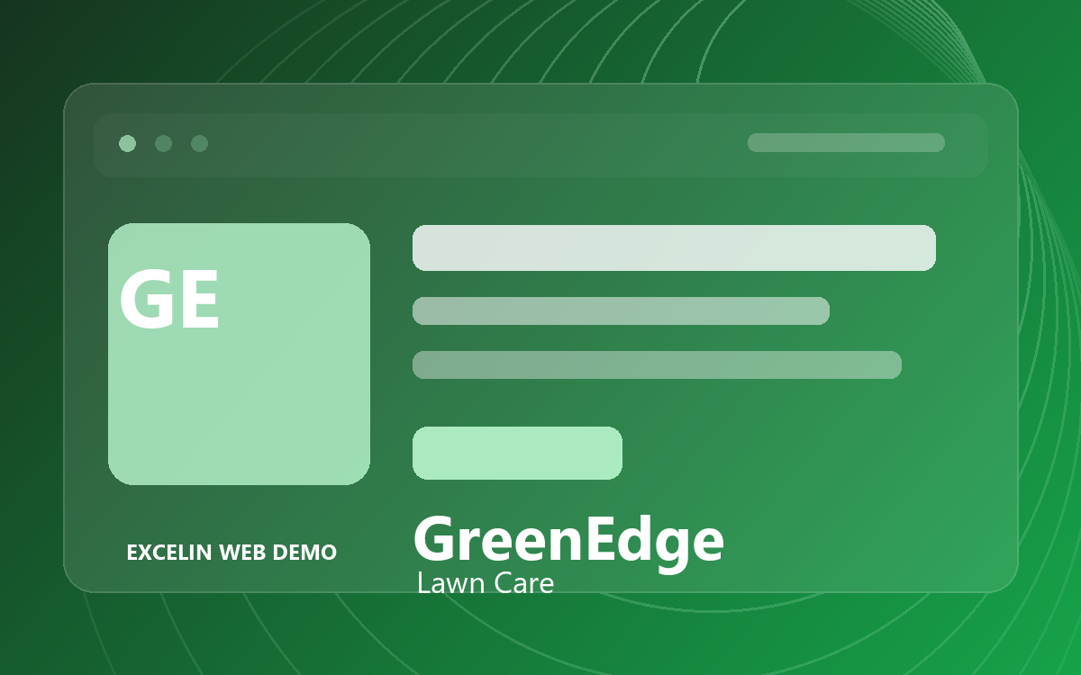 GreenEdge Lawn Care website demo preview