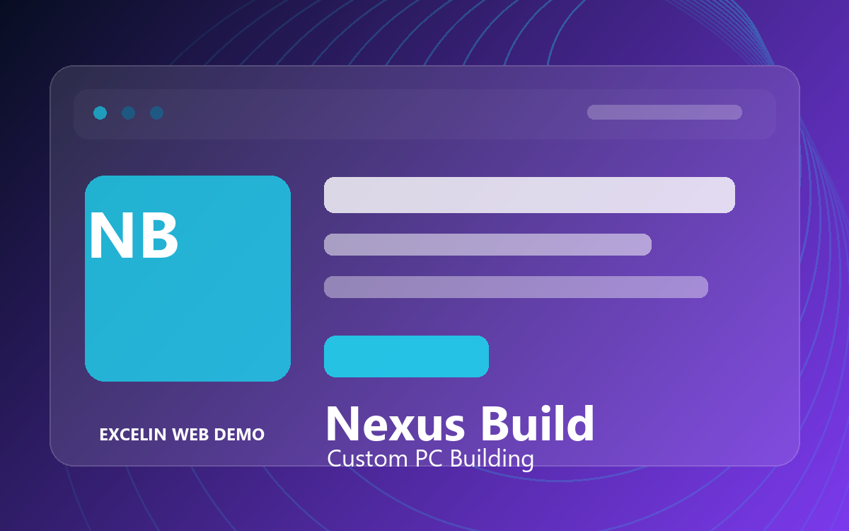 Nexus Build website demo preview