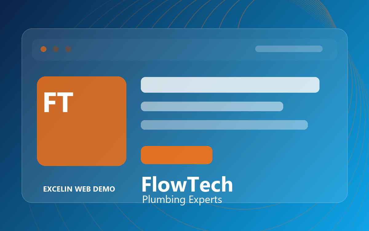 FlowTech Plumbing website demo preview