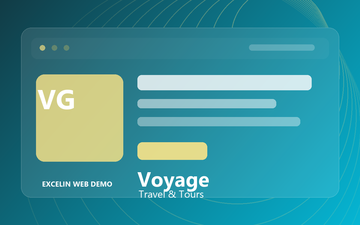 Voyage website demo preview